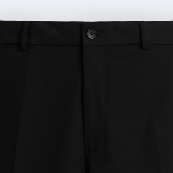 Zara Slim Fit Suit Pants (Black) (NWT) - Picture 2 of 6